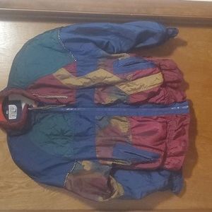 Vintage 90's Clipper Bay Multicolored Zipup Jacket L